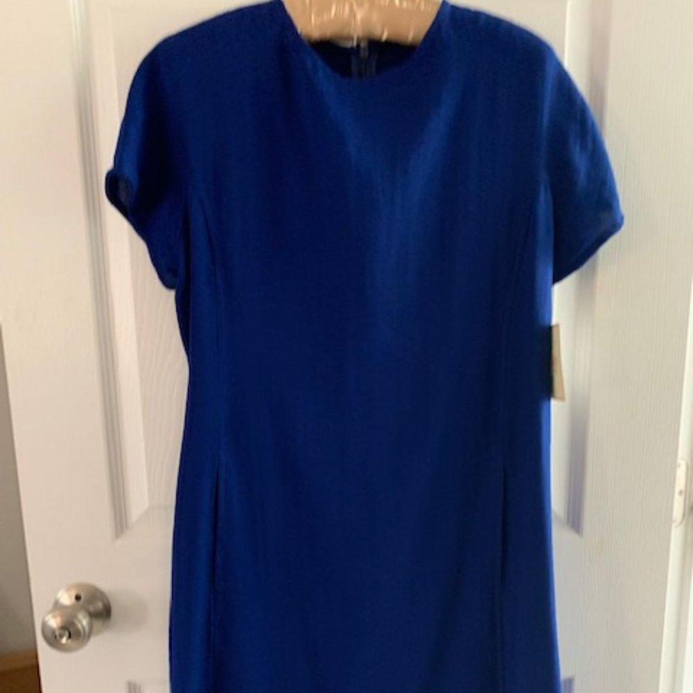 Fridaze linen dress XS - royal blue, also available in red!